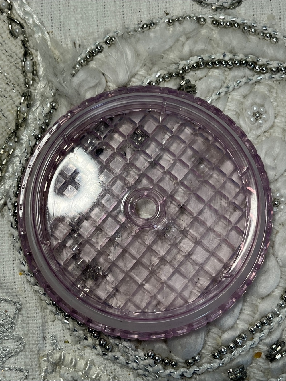 Starbucks Purple Iridescent Grid Cold Cup Tumbler 24 oz NWOT - Picture 10 of 10
